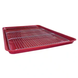 Grille inox pour plateaux 600 × 400 × 15 mm