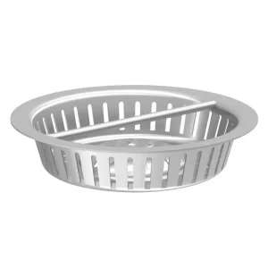 Panier inox pour boitier Ø 157 mm sortie verticale et horizontale faible hauteur inox AISI 304