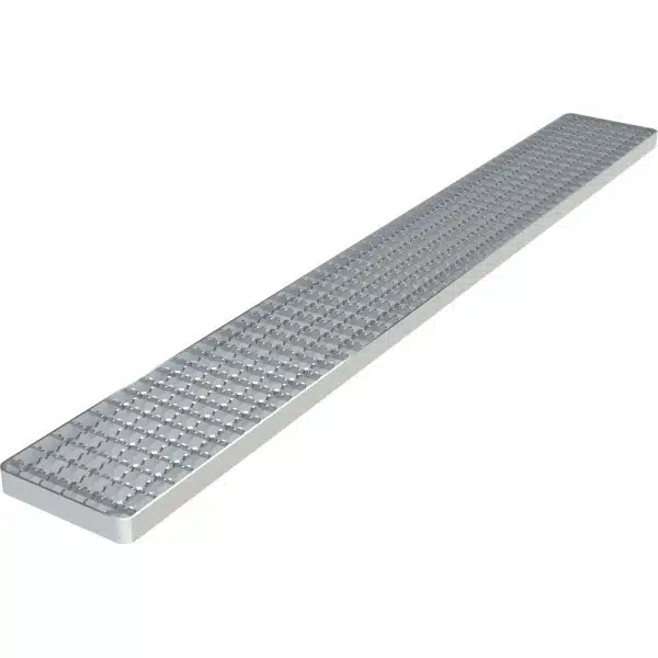 Grille classe L15 couverture caillebotis antidérapante avec crantage double à maille 19×19 mm Longueur 1000 mm