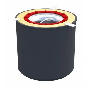 Kit coupe feu isolant thermique avec cloche et support cloche pour siphon 157-75