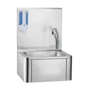 Lave-mains à commande fémorale inox AISI 304