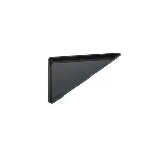 Plateau cuisine plexi noir triangle L 270/270 x P 365 x H 17 mm