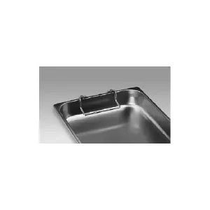 Bac gastronorme acier inox avec anses pliantes GN 1/1 530 x 325 mm