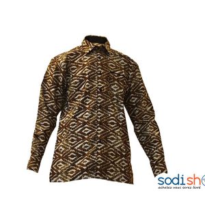 Chemise Pour Homme – Manche Longue A Motifs MJ0021