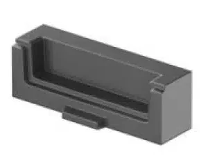 Obturateur aval pour Multislot 150 – En Béton Polymère couleur Noir