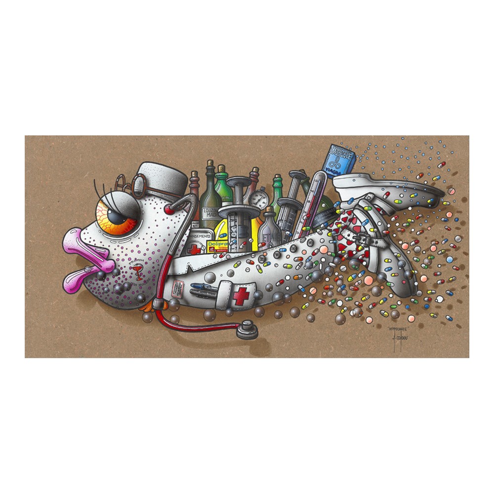 Cadre Alain Coadou Hyppocrate – Image 2