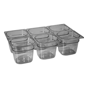 Bac gastronorme en copolyesther « Tritan™ » sans Bisphénol A type GN1/9