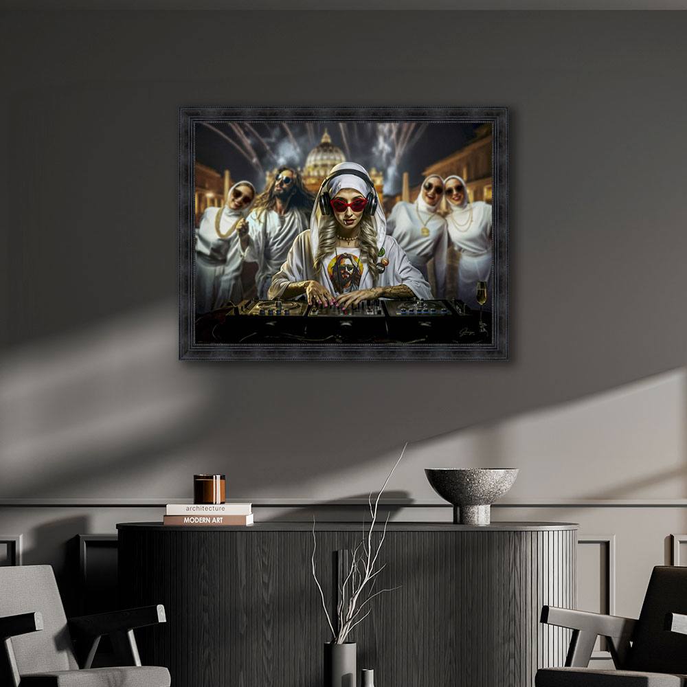 Cadre Sunday Night Live Fever Alexandre Granger 73x93cm – Image 2