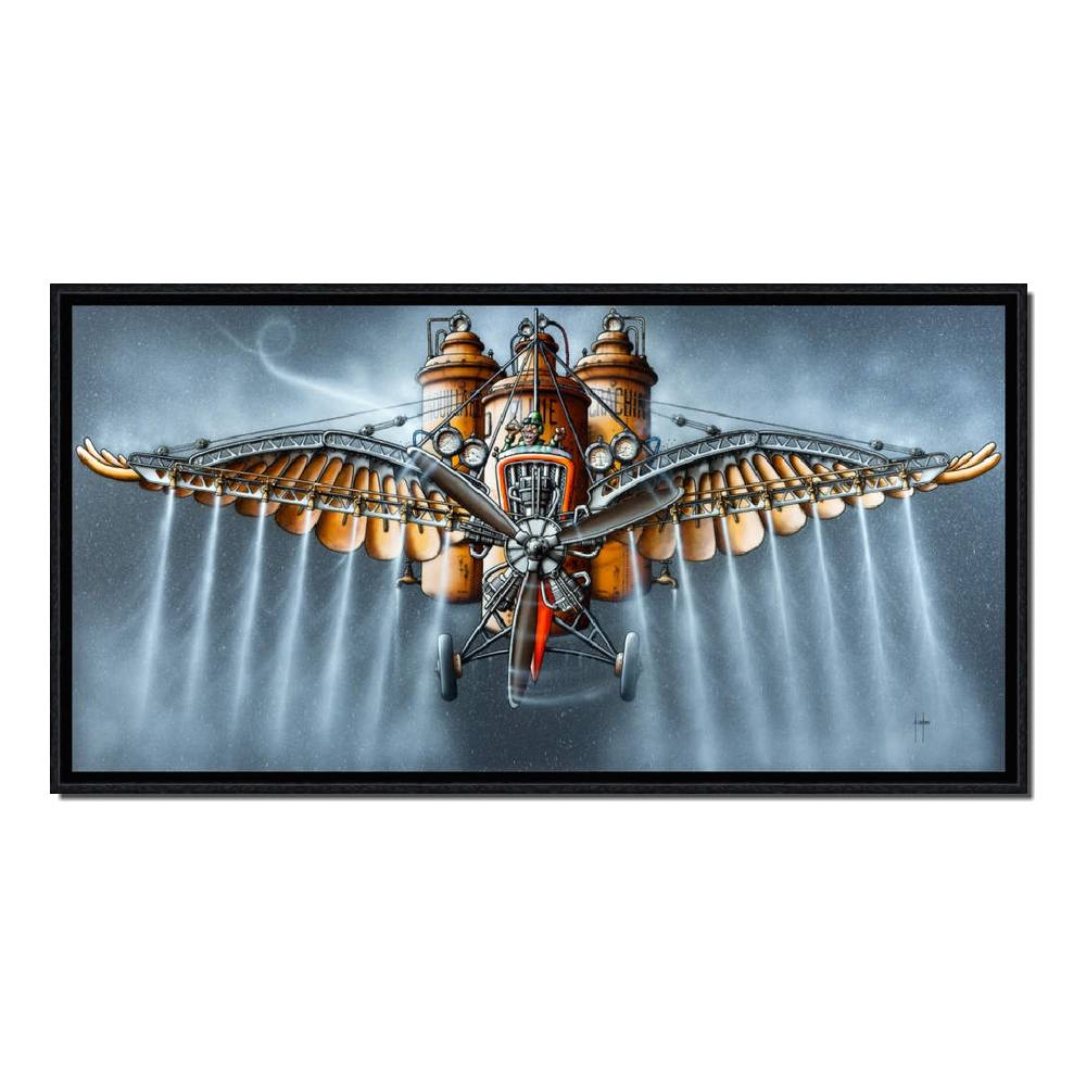 Tableau Brouillard Pluie Crachin Alain Coadou – Image 2