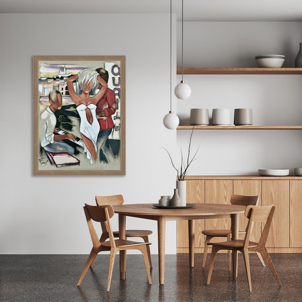 Cadre Quai du Port Farel 71x91cm – Image 2