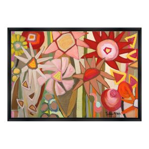 Cadre Fleurs Années Soixantes Martine Gonnin 88×128 cm