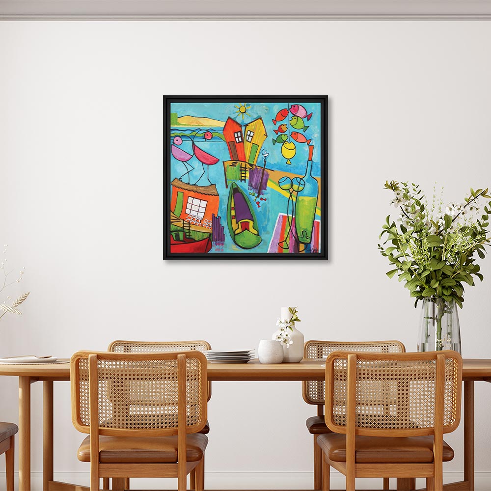 Cadre Duo à la Ligne Martine Gonnin 68x68cm – Image 2