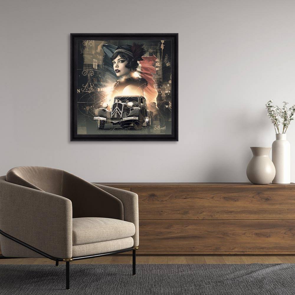 Cadre Sylvain Binet Traction Avant 73x73cm – Image 2