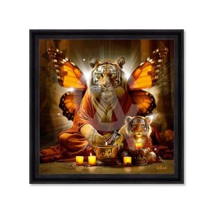 Cadre Tigres Bouddhistes Sylvain Binet