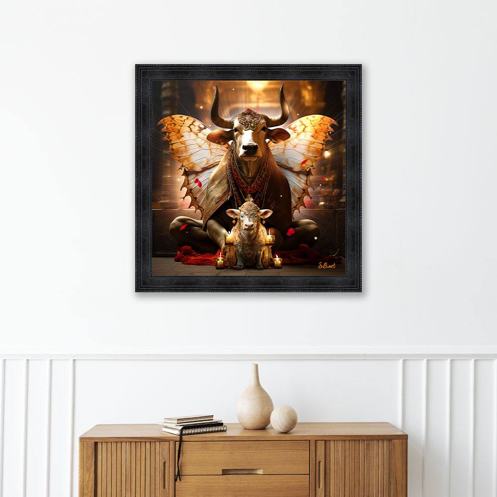 Tableau Vache Sacrée Sylvain Binet – Image 2