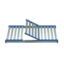 Clayette aluminium anodisé P 397 mm pour rayonnage à clayettes