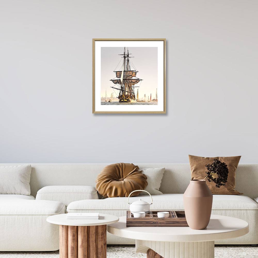 Cadre l’Hermione Georges-Felix Cohen 62x62cm – Image 7