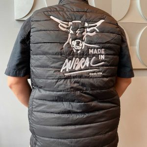 Doudoune noire « Made in Aubrac » homme