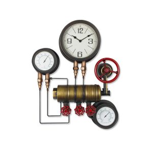 Horloge Décorative Vintage Industrielle Métal