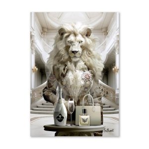 Impression Alu Lionne Luxury Binet 20x28cm