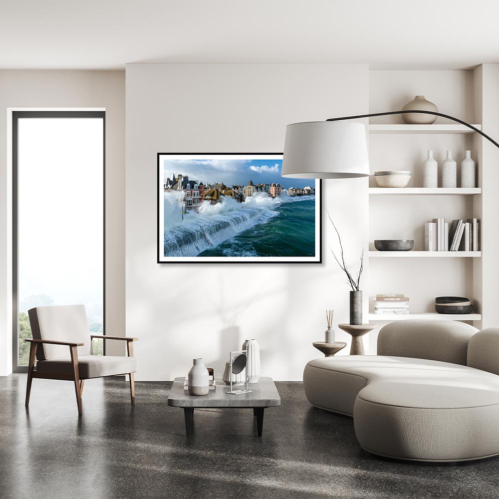 Cadre Ville de Saint-Malo 62x92cm – Image 3