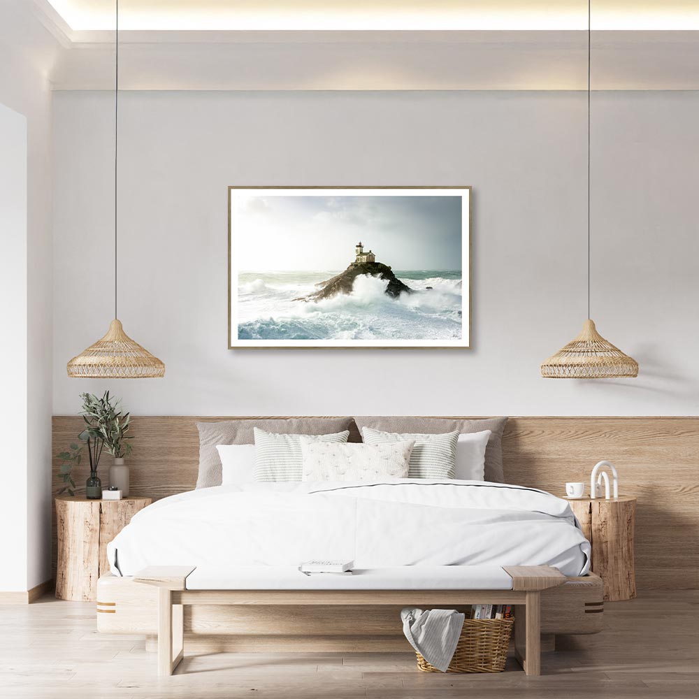 Cadre Photo Phare au Milieu de la Tempête 62x92cm – Image 3