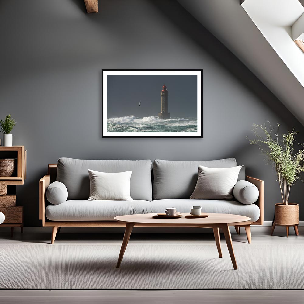 Tableau Phare de la Jument 42x62cm – Image 3