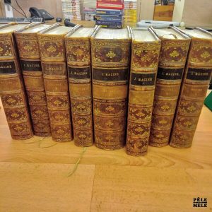 "Œuvres de J. Racine" - Les grands écrivains de la France / Nouvelles Editions publiés sous la direction de M. AD. Regnier / Paris Hachette 1923 / 8 volumes