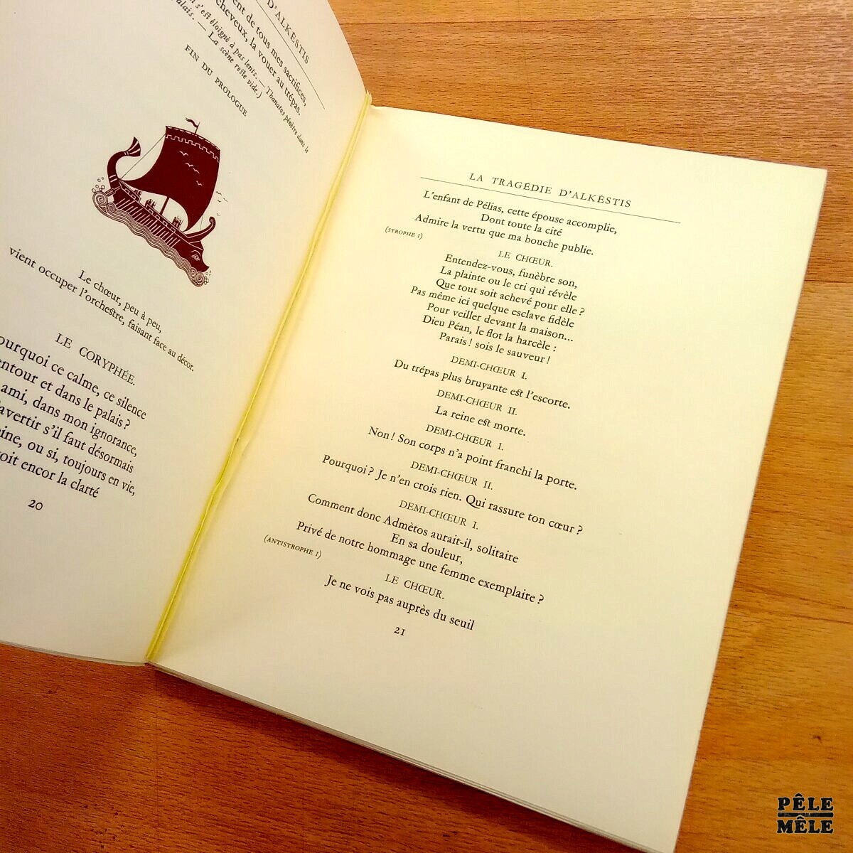 "Alkèstis" - Euripide / Composition de Robert Santerne / Editions d'Art H. Piazza 1940 – Image 3