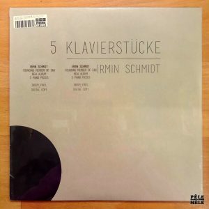 Irmin Schmidt "5 Klavierstücke" (Spoon Records, 2018)