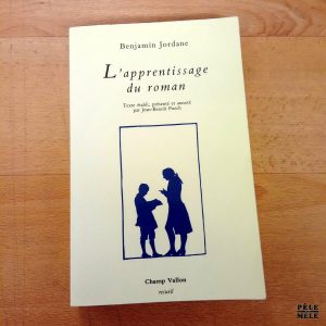 L'apprentissage du roman - Benjamin Jordane ( Champ vallon)