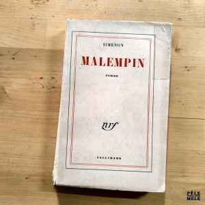 Georges Simenon "Malempin" (NRF GALLIMARD, 1958)