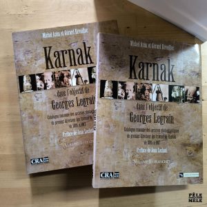 Michel Azim et Gérard Réveillac "Karnak dans l'objectif de Georges Legrain : Catalogue raisonné des archives photographiques du premier directeur des travaux de Karnak de 1895 à 1917" (CNRS ÉDITIONS, 2004) / 2 livres