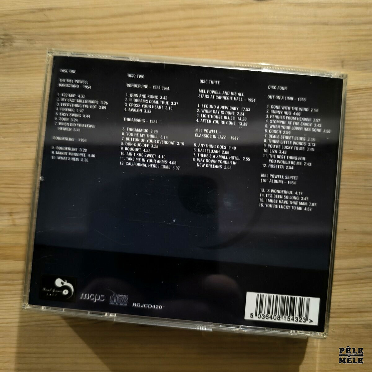 Mel Powell "Six Classic Albums" 'REAL GONE JAZZ, 2013) / 4 cds – Image 2