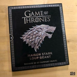 Steve Wintercroft "Game of Thrones : Maison Stark loup Géant Masque 3D et Support Mural" (HUGINN & MUNINN)
