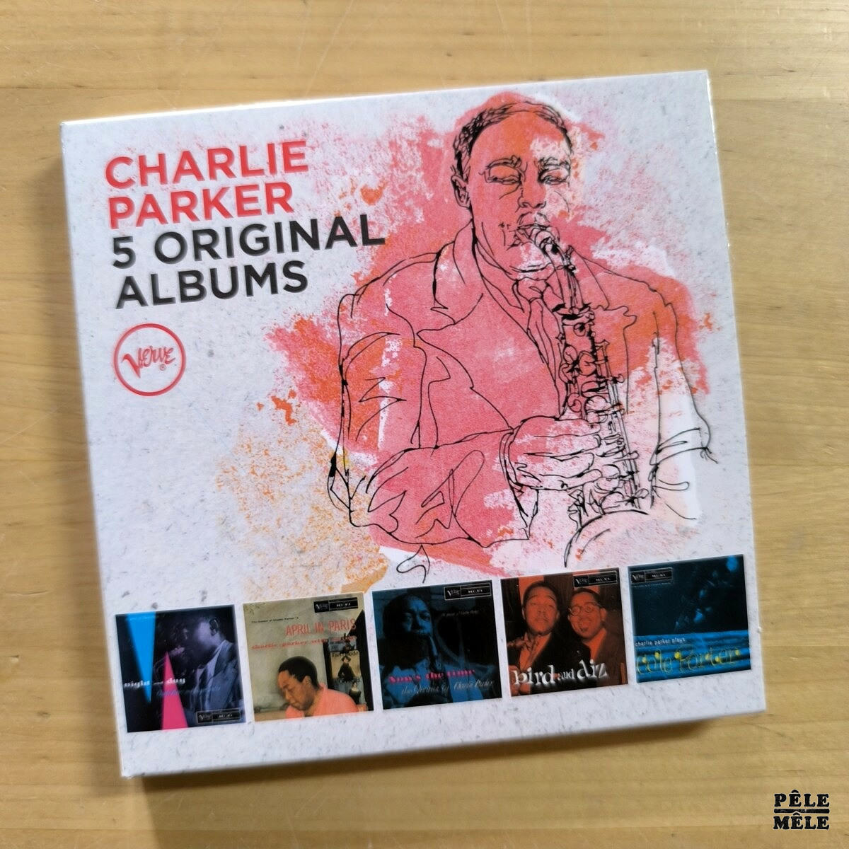 Charlie Parker "5 Original Albums" (VERVE, 2016) / 5 cds