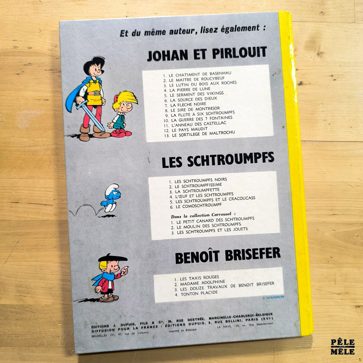 Peyo "Johan & Pirlouit : le Sortilège de Maltrochu" (DUPUIS) – Image 2