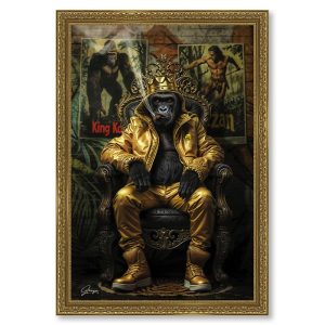 Tableau Alexandre Granger Kong The King 49x69cm