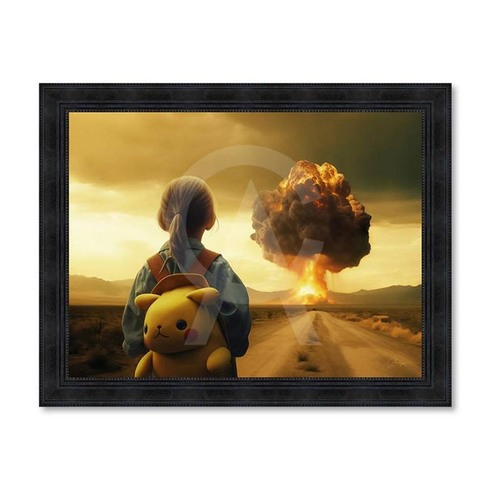 Cadre Alexandre Granger Nuclear World 73x93cm