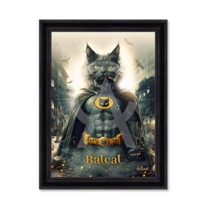 Tableau Bat-Cat Sylvain Binet 63x83cm