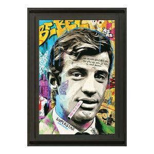 Tableau Belmondo Street Art Romaric 61x81cm