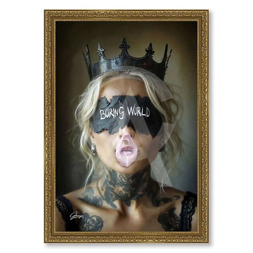 Tableau Alexandre Granger Boring World 49x69cm