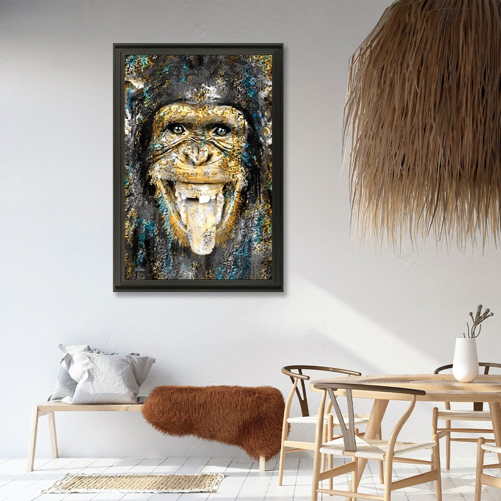 Tableau Singe de Romaric 51x71cm – Image 2