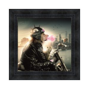 Tableau Lion Moto S. Binet