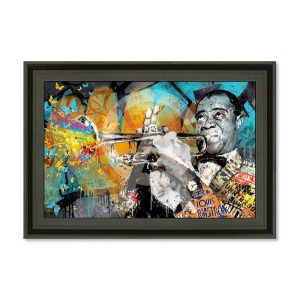 Tableau Louis Armstrong Romaric 51x71cm