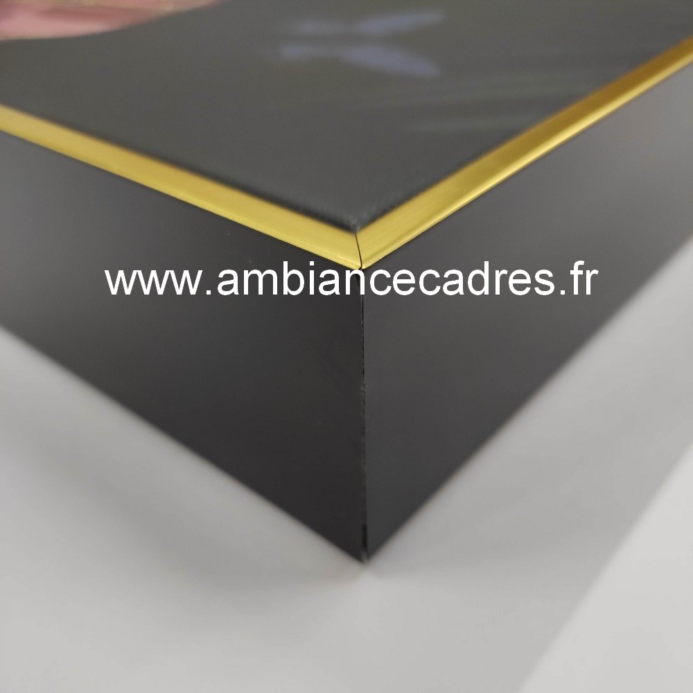 Cadre Moderne Rhinocéros Fleuris 62.5×82.5cm – Image 2