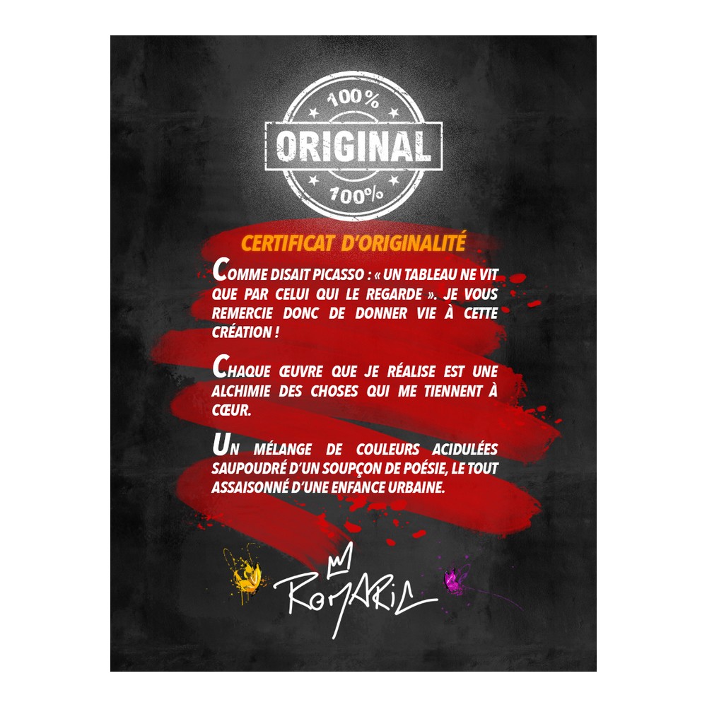 Tableau Singe de Romaric 51x71cm – Image 5