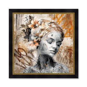 Cadre Seleste Romaric Doré 73x73cm