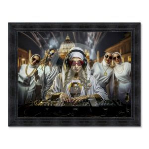 Cadre Sunday Night Live Fever Alexandre Granger 73x93cm