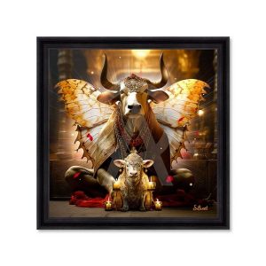 Tableau Vache Sacrée Sylvain Binet